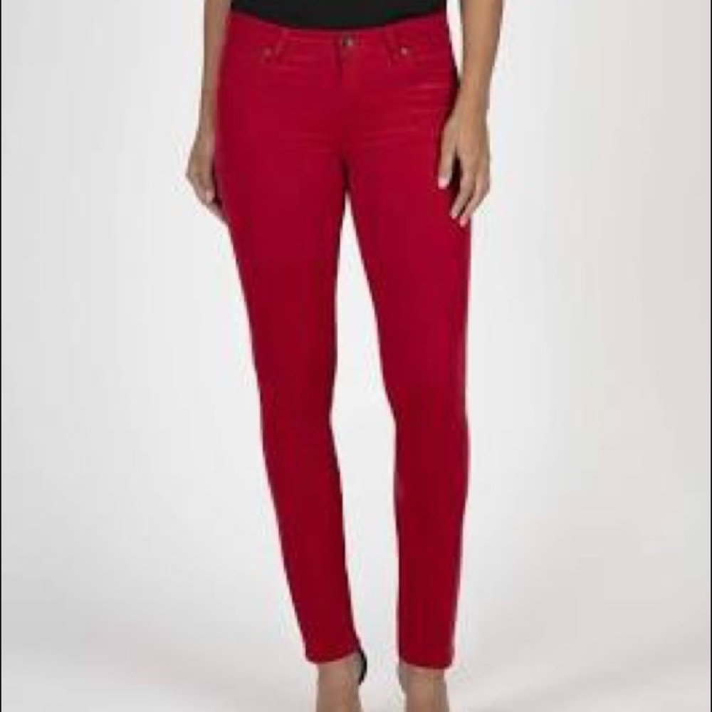 The Limited Denim Red Legging Jeans